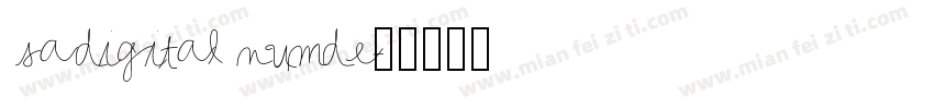 sadigital numde字体转换